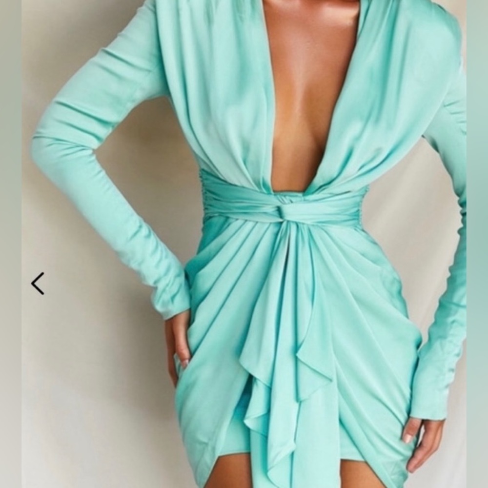House of CB turquoise dress